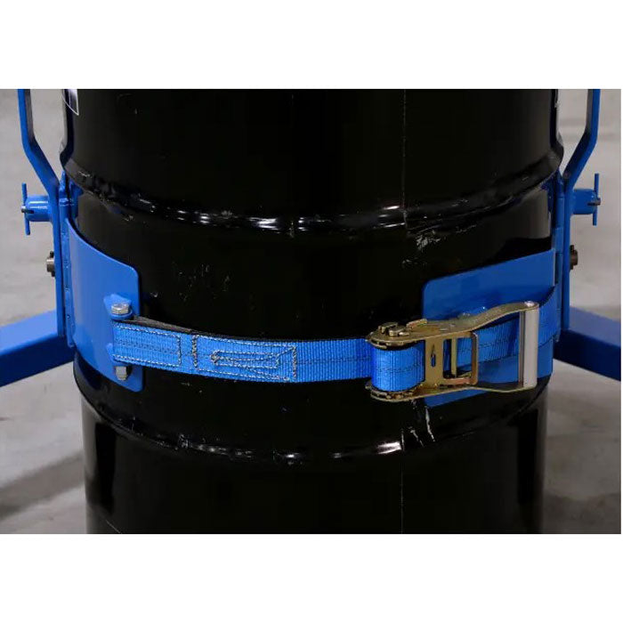 Web Strap and Ratchet to secure drum