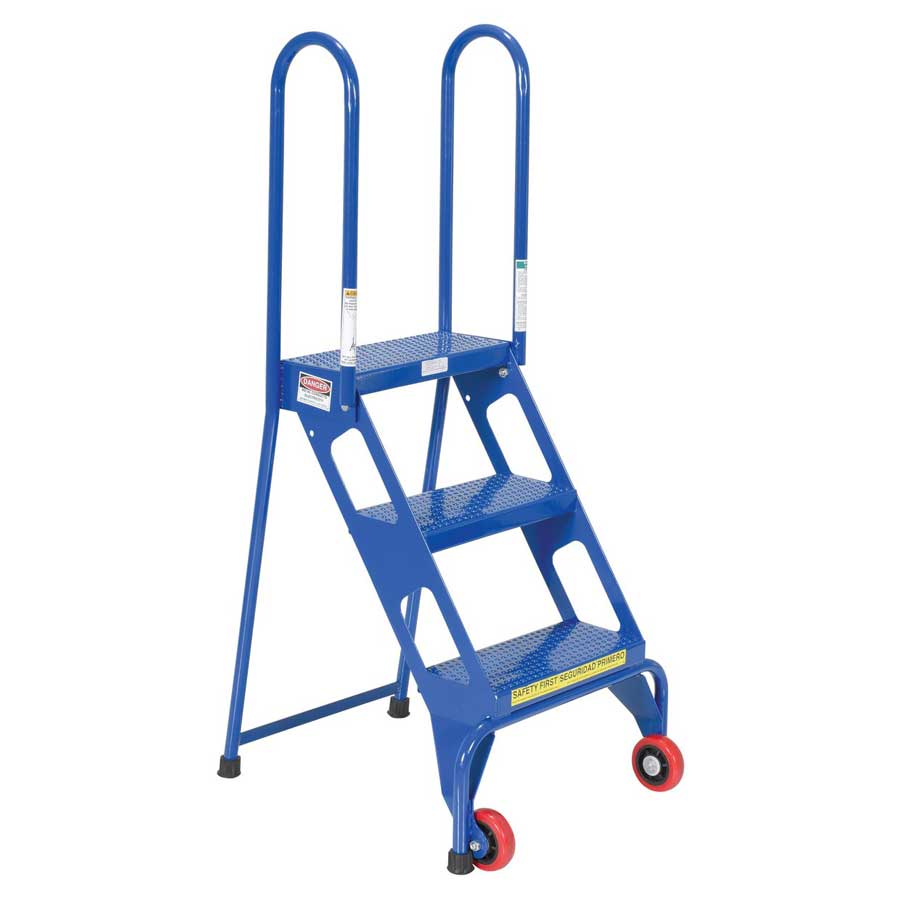 Vestil Folding Ladder with Wheels FLAD-3