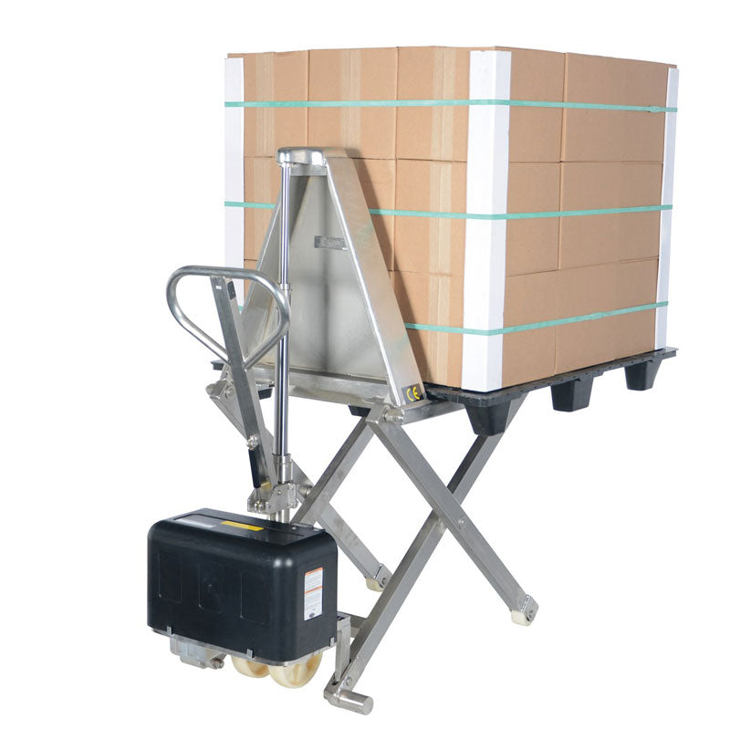 L-270-DC-HD-SS Vestil Stainless Steel Tote Lifter