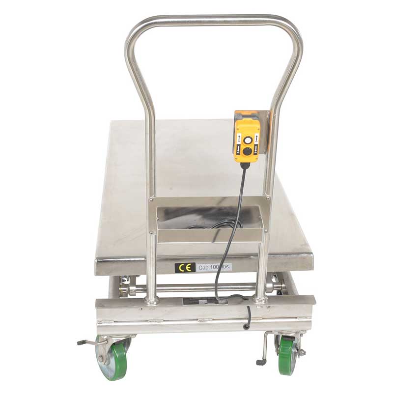 Vestil Stainless Steel Scissor CART-1000-LD-DC-SS