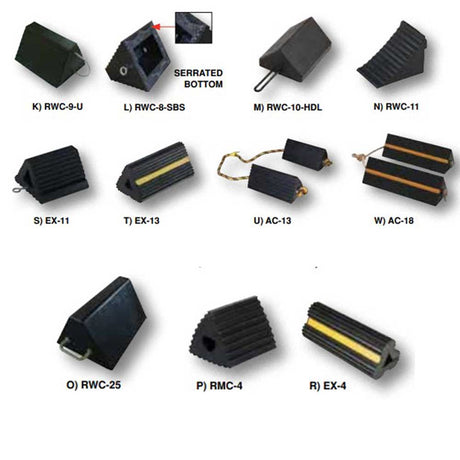 Vestil Rubber Wheel Chock