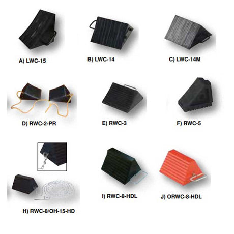 Vestil Rubber Wheel Chock