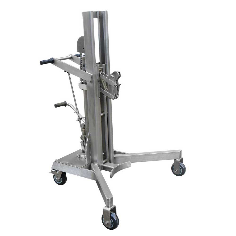 Vestil Stainless Steel Drum Lifter / Transporter DRUM-LT-SS