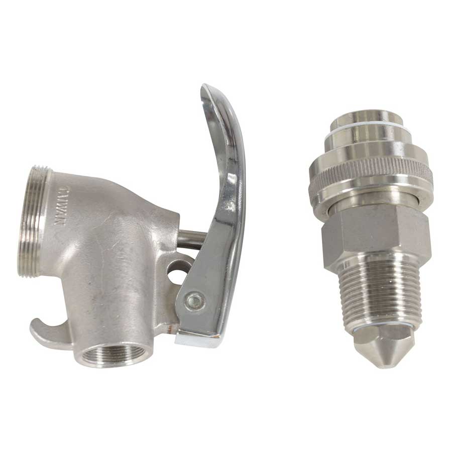 Vestil Stainless Steel Manual Drum Faucet DFT-SS