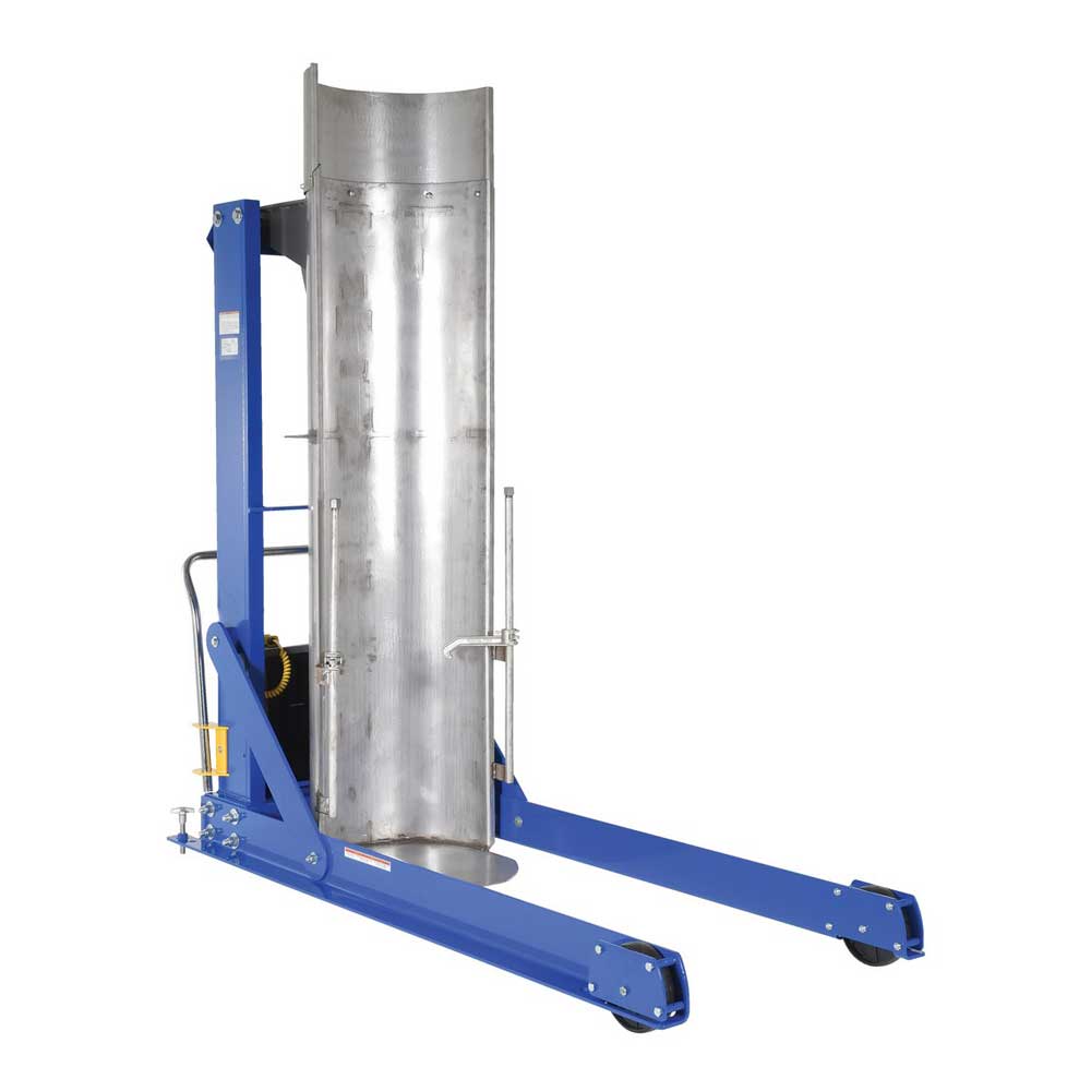 Vestil Portable Hydraulic Drum Dumper with Stainless Steel Chute
