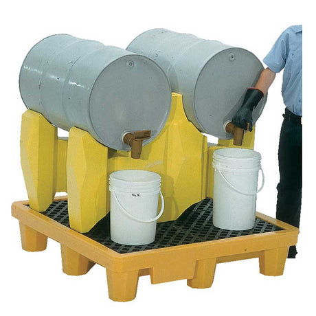 Vestil Polyethylene Drum Rack PDR-2