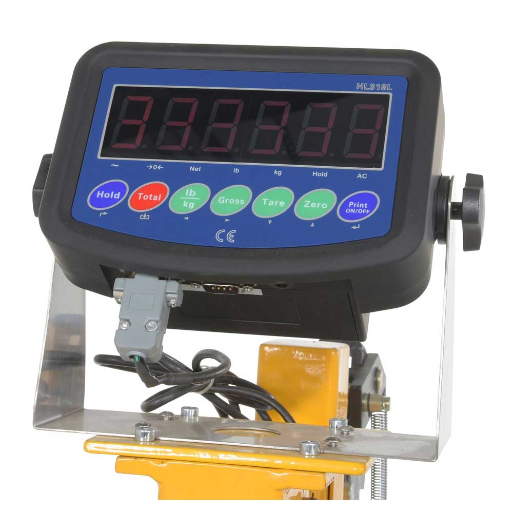 Vestil Ergonomic Drum Truck with Scale DRUM-55-SCL