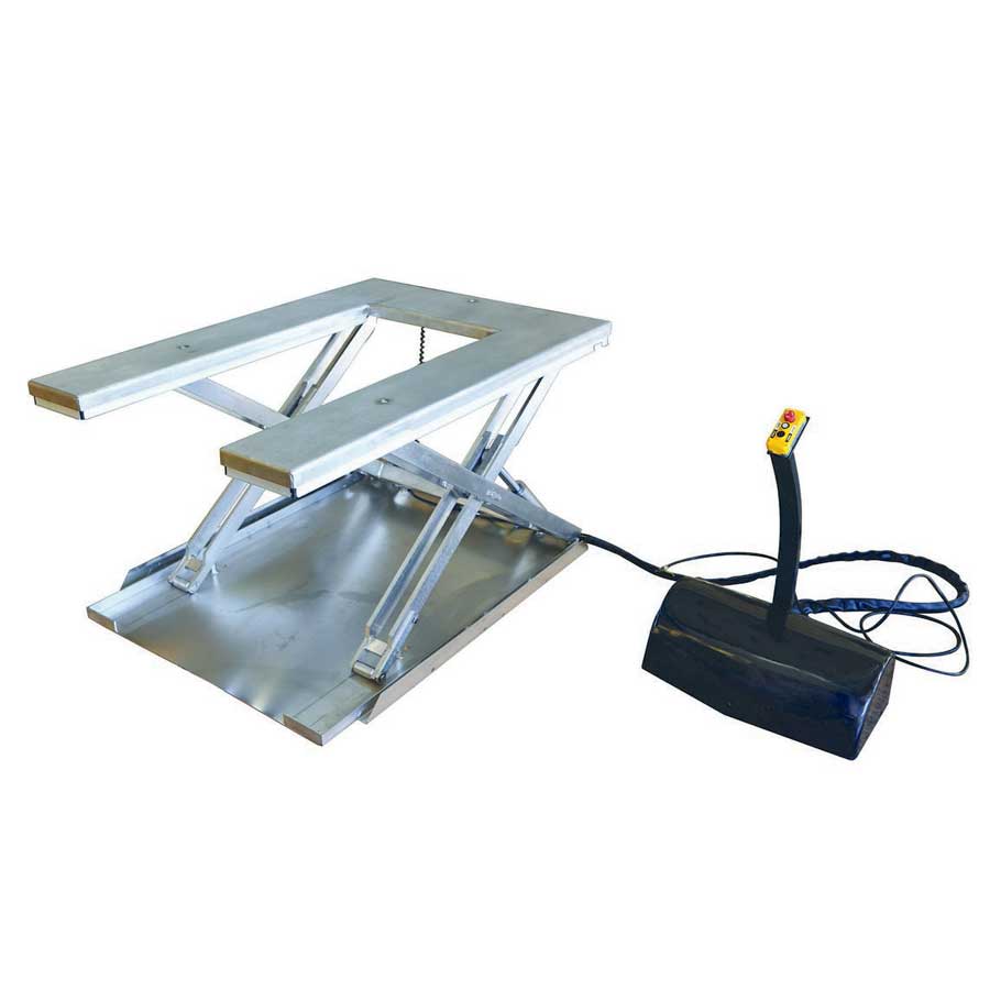 Vestil Stainless Steel Low Profile Electric Lift Table EHU-12-SS