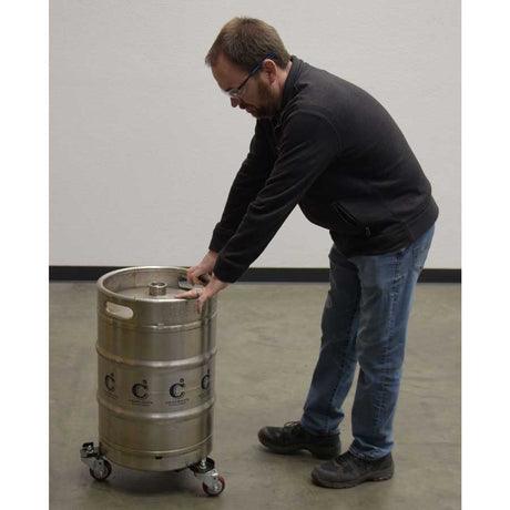 Vestil Keg Transport Skate KT-S-16-200-BK