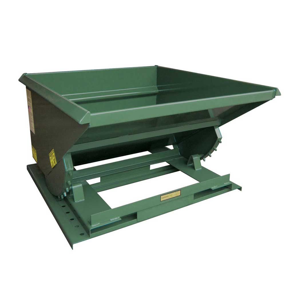 Vestil Light Duty Steel Self-Dumping Hopper HOP-100-LD
