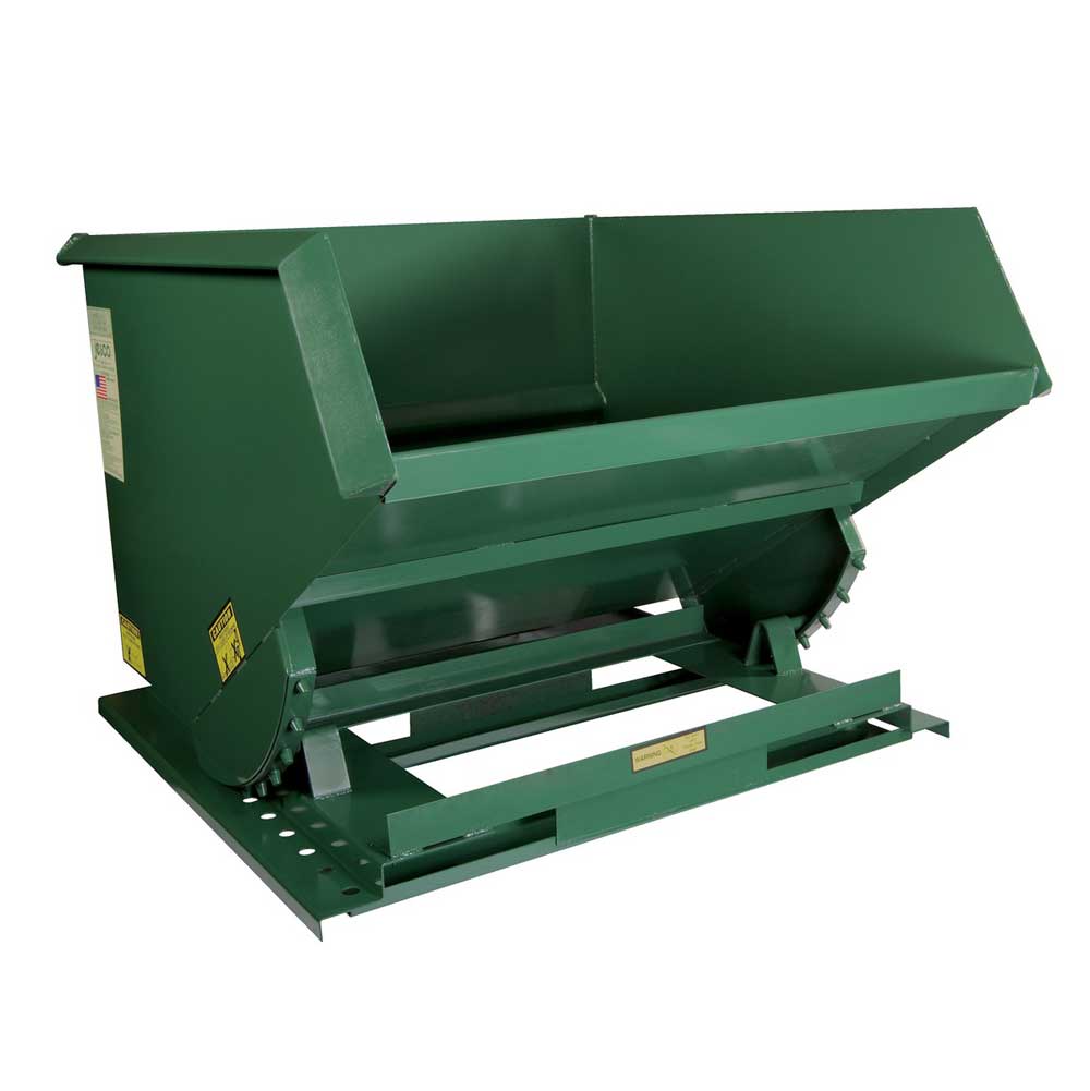 Vestil Light Duty Steel Self-Dumping Hopper HOP-200-LD