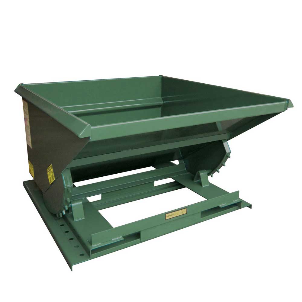 Vestil Medium Duty Steel Self Dumping Hopper HOP-100-MD