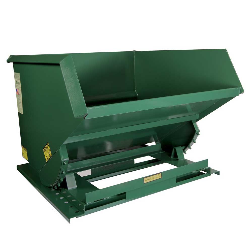 Vestil Medium Duty Steel Self Dumping Hopper HOP-200-MD