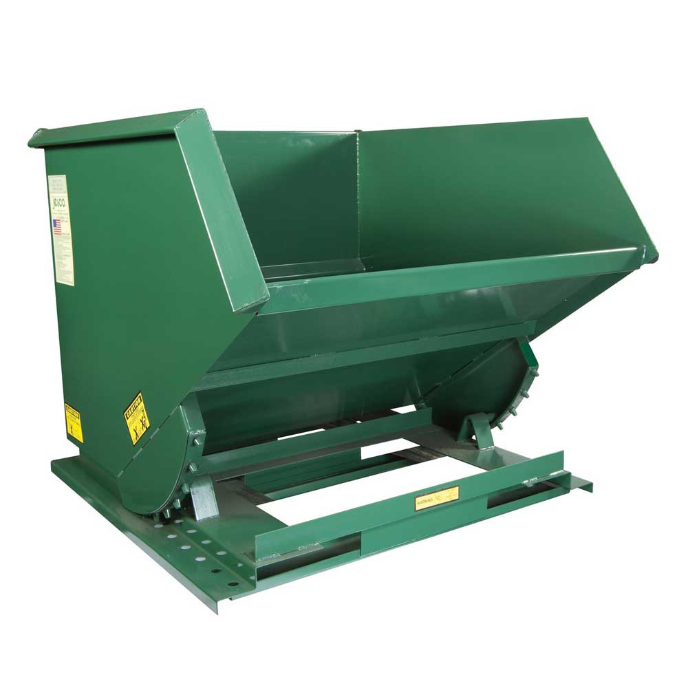 Vestil Medium Duty Steel Self Dumping Hopper HOP-250-MD