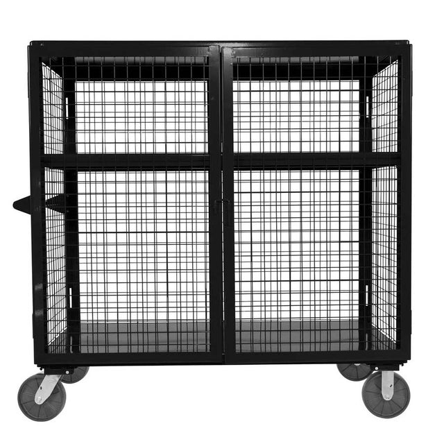Vestil Welded Security Cart SCW-XM-3060-BK