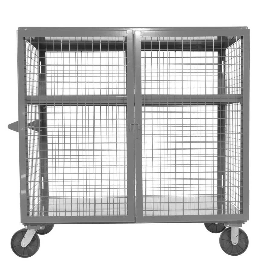 Vestil Welded Security Cart SCW-XM-3060-GYSG