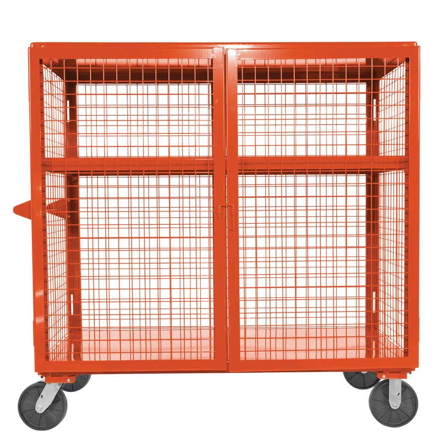 Vestil Welded Security Cart SCW-XM-3060-OR