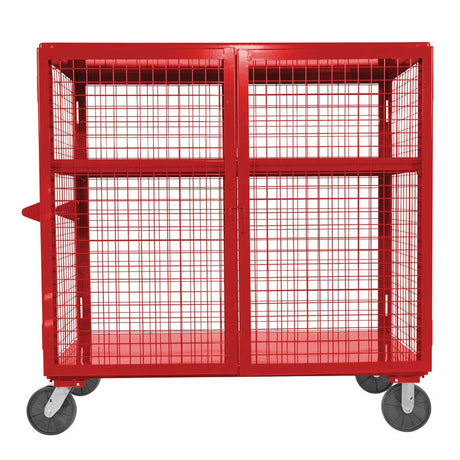 Vestil Welded Security Cart SCW-XM-3060-RD