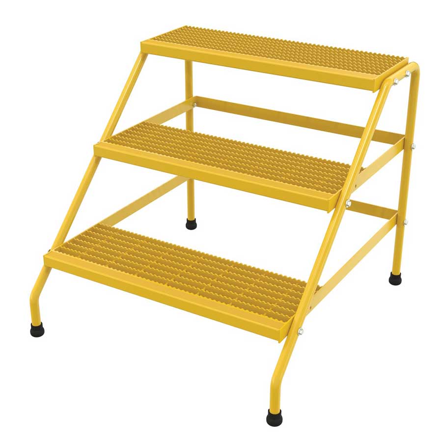 Vestil Aluminum Step Stand SSA-3W-KD-Y