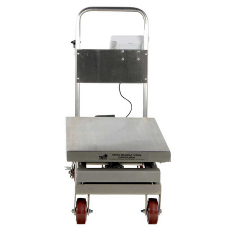 Vestil Scissor Cart with Built-In Scale CART-500-SCL-PSS