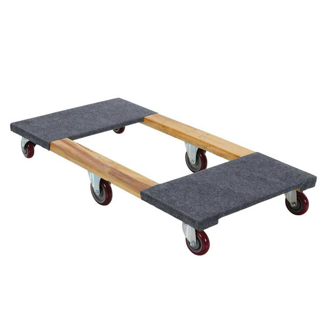 Vestil Six-Wheel Wooden Mover Dolly HDOC-2448-12