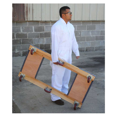 Vestil Six-Wheel Wooden Mover Dolly HDOC-2448-12