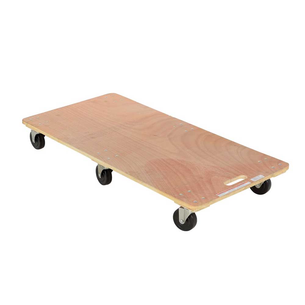 Vestil Six-Wheel Wooden Mover Dolly HDOC-2448-6SW