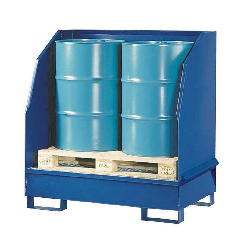 Vestil Vertical Steel Retention Basin with Separation Walls WS-2