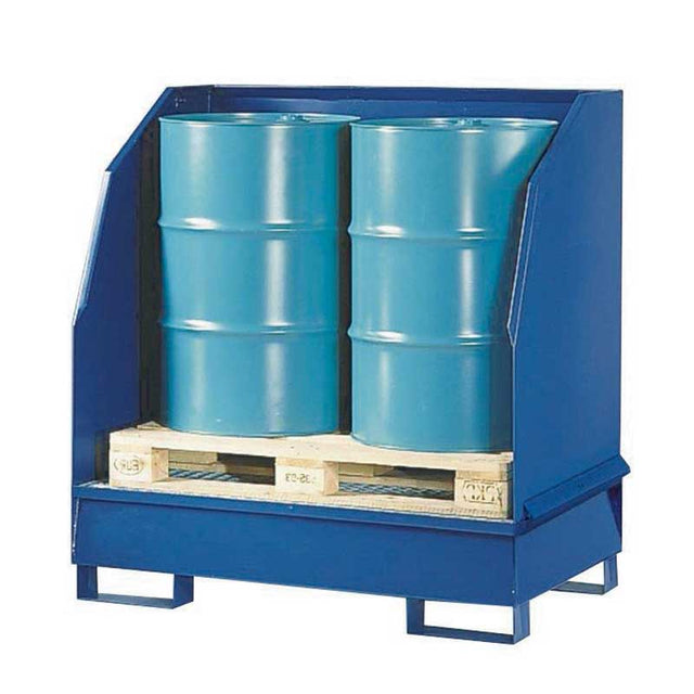 Vestil Vertical Steel Retention Basin with Separation Walls WS-2