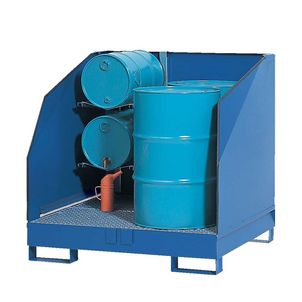 Vestil Vertical Steel Retention Basin with Separation Walls WS-4