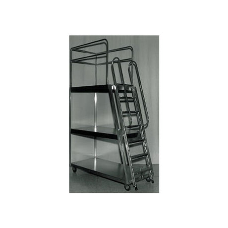 A picture of a 6 step stock picking cart