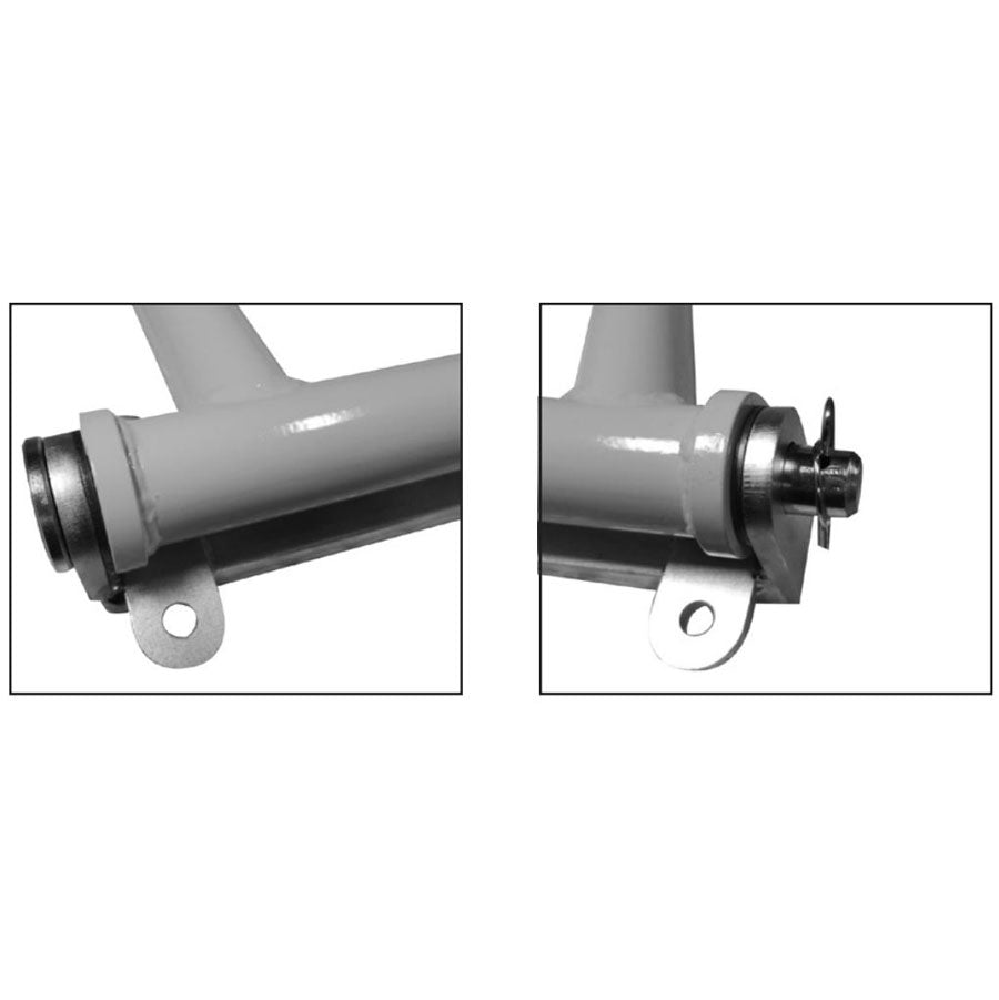 OZ Lifting Builder's Hoist Mounting Arm Bracket - Pipe Mount
