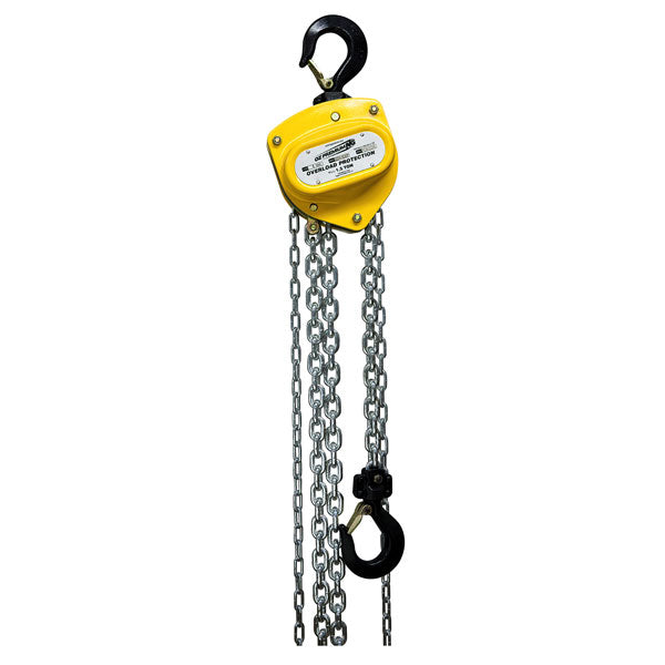 1.5Ton OZ Premium Manual Chain Hoist Overload Protection