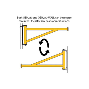 Builders Hoist Wall Mounting Bracket Arm