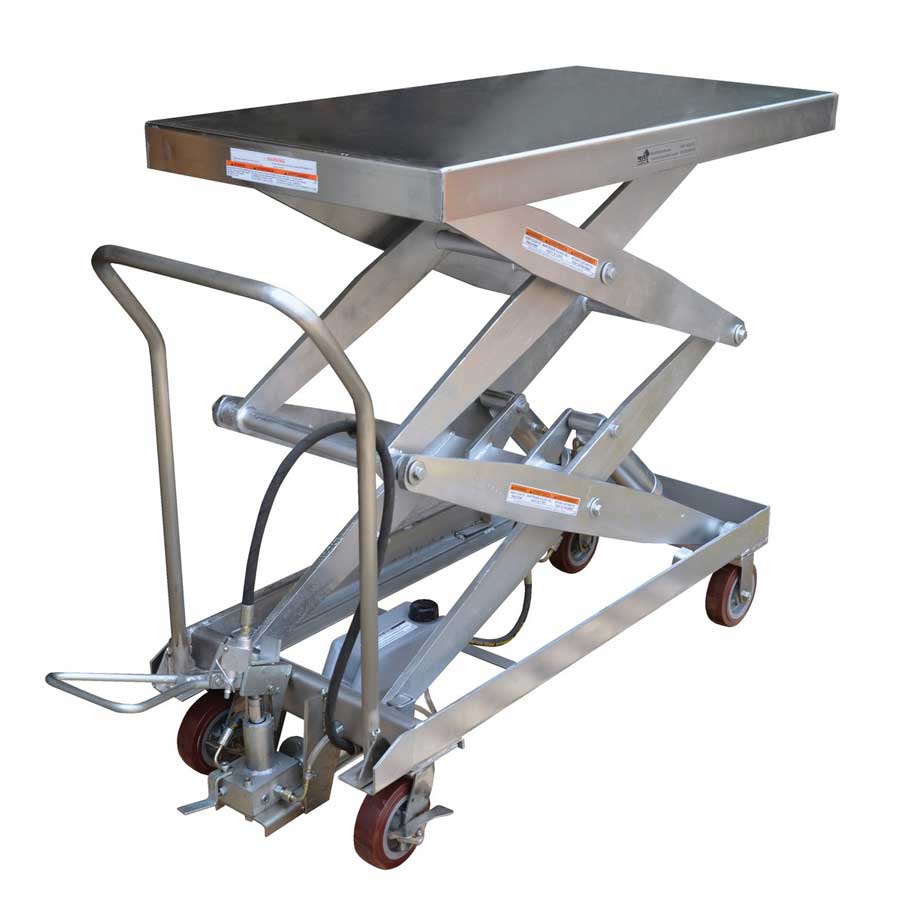 Vestil Air Hydraulic Carts AIR-1500-D-PSS