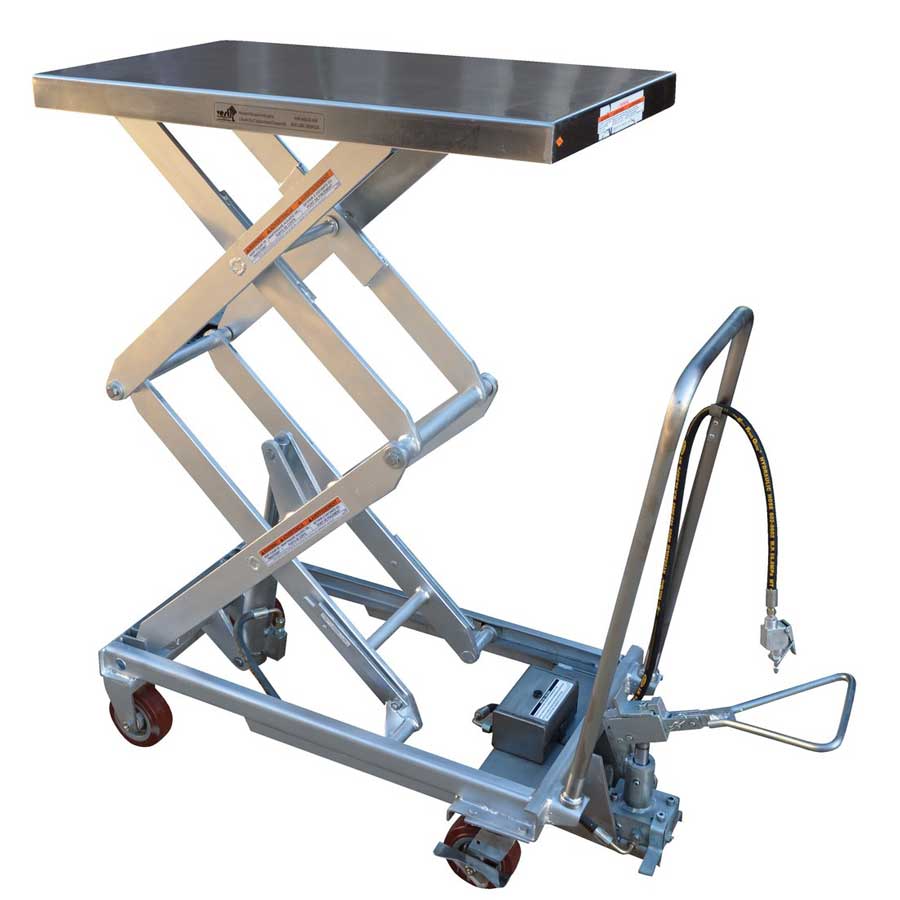 Vestil Air Hydraulic Carts AIR-800-D-PSS