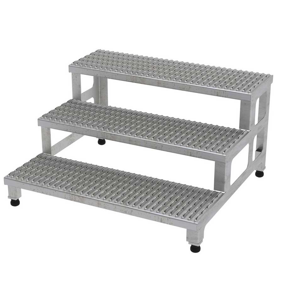 Vestil Adjustable Step-Mate Stand ASP-36-3-SS