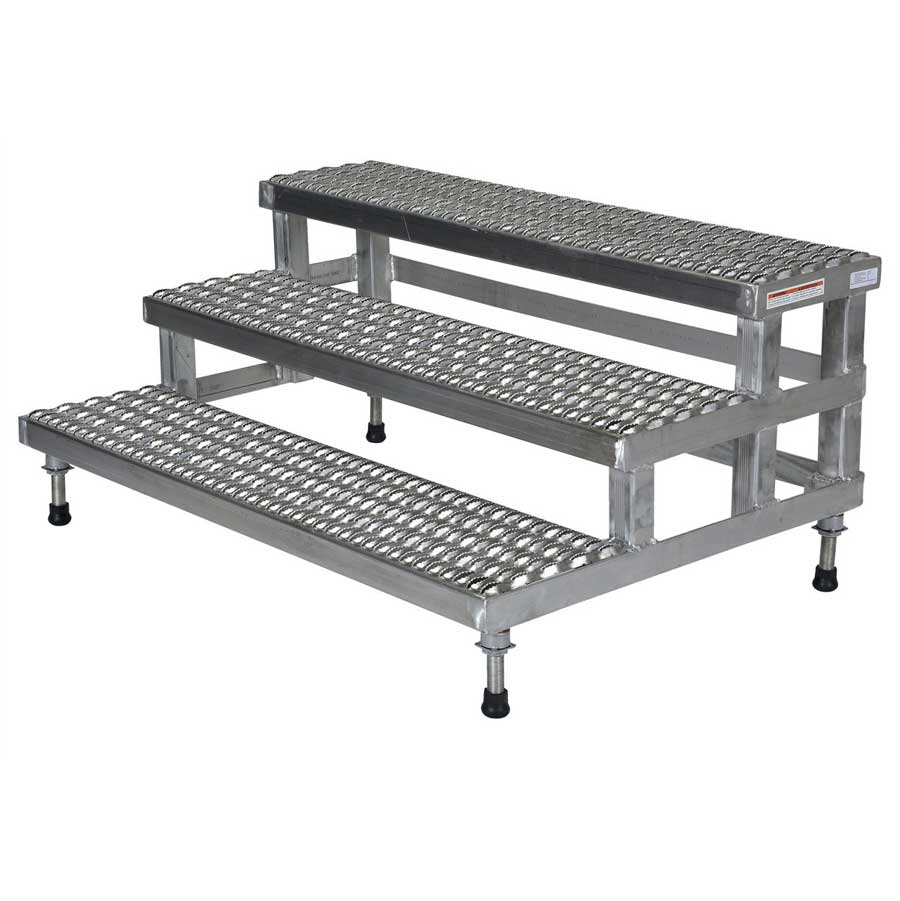 Vestil Adjustable Step-Mate Stand ASP-48-3-SS