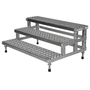 Vestil Adjustable Step-Mate Stand ASP-48-3-SS
