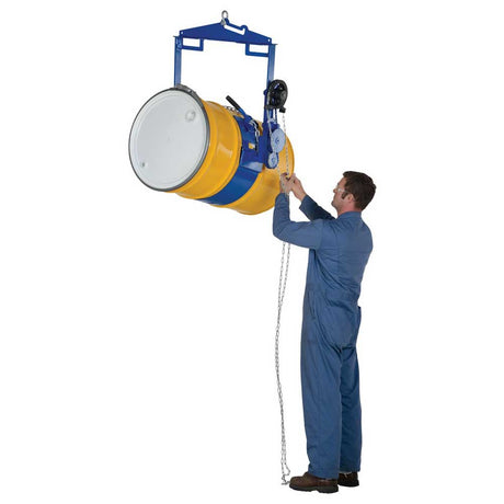 Vestil Hoist Mounted Drum Rotator