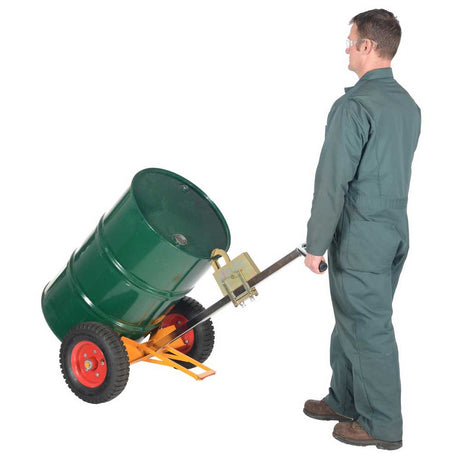 Vestil Deluxe Tilt Back Drum Truck DBT-1000-PN