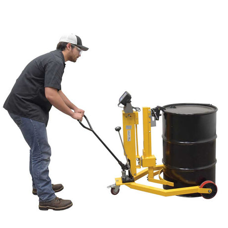 Vestil Ergonomic Drum Truck with Scale DRUM-55-SCL
