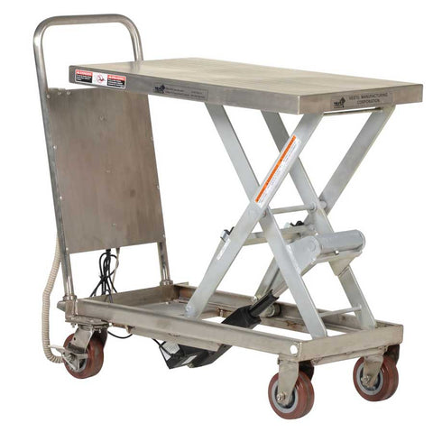 Vestil Linear Actuated Elevating Cart CART-500-LA-PSS