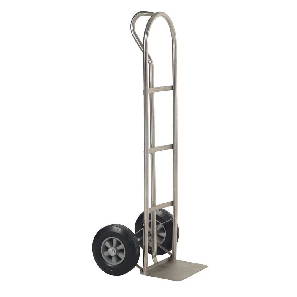 Vestil Stainless Steel 'P' Handle Hand Truck SPHT-500-SS-HR