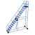 Vestil Rolling Warehouse Ladders (12 to 16 Step) LAD-16-21-G-EZ