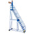 Vestil Rolling Warehouse Ladders (12 to 16 Step) LAD-16-21-G