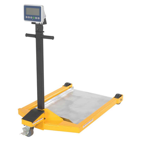 Vestil Low Profile Portable Bin Scale LO-PF-2436-SCL