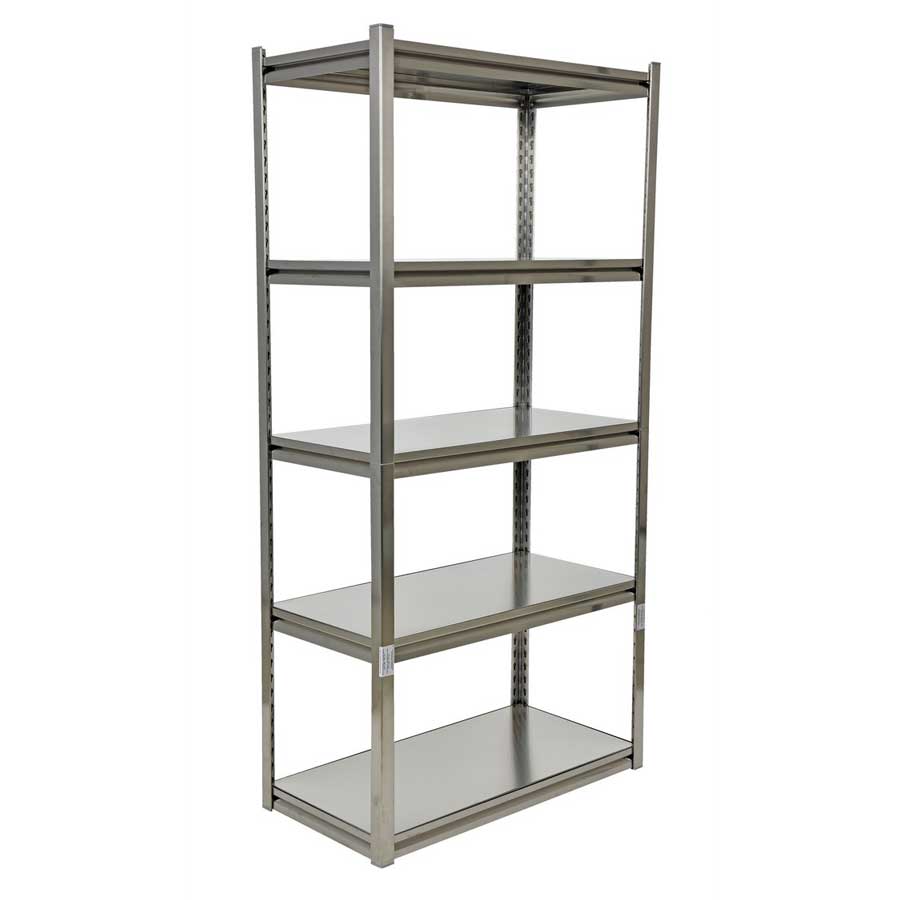 Vestil Stainless Steel Solid Rivet Shelving LWSS-1836