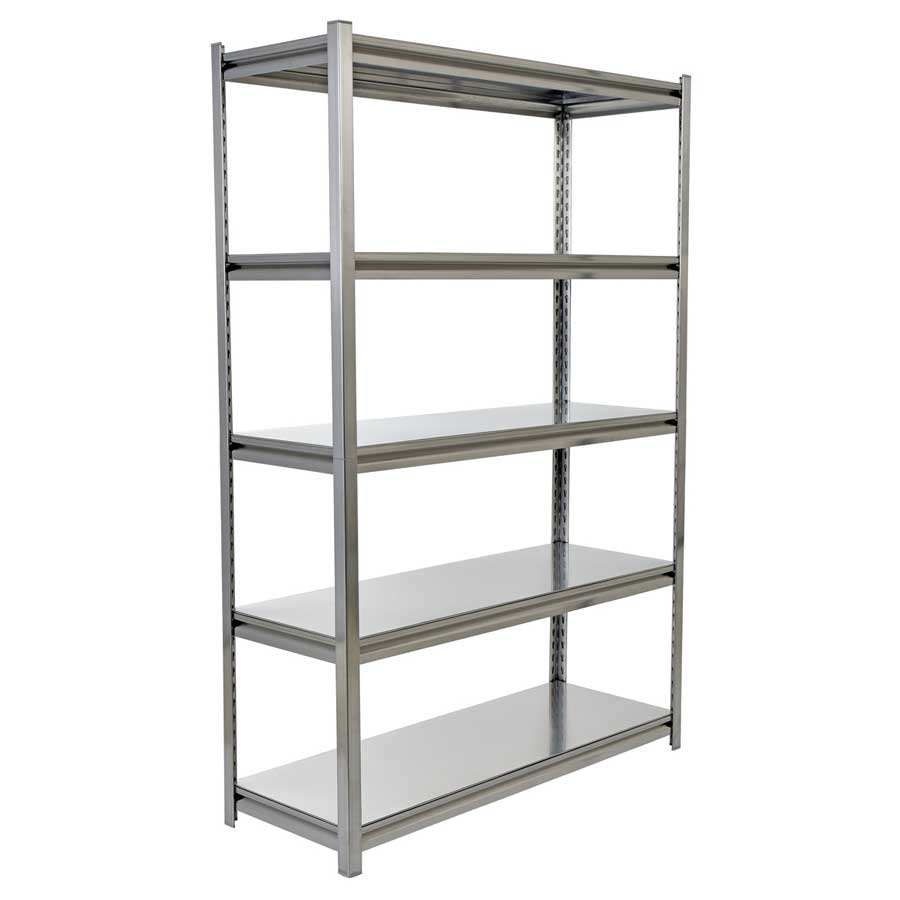 Vestil Stainless Steel Solid Rivet Shelving LWSS-2448