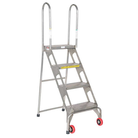 Vestil Stainless Steel Folding Ladder FLAD-4-SS